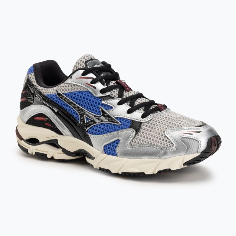 Schuhe Mizuno Wave Rider 10 harbor mistharbor mist/black/dazzling blublack/dazzling blu
