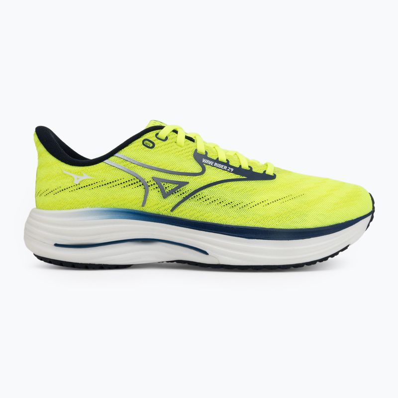 Herren-Laufschuhe Mizuno Wave Rider 29 lightning yellow/estate blue 2