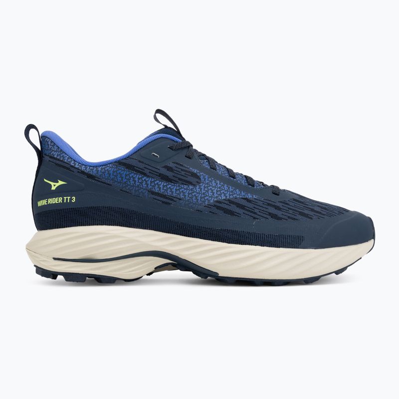 Herren-Laufschuhe Mizuno Wave Rider TT 3 dress blues/dazzling blue/lightning yellow 2