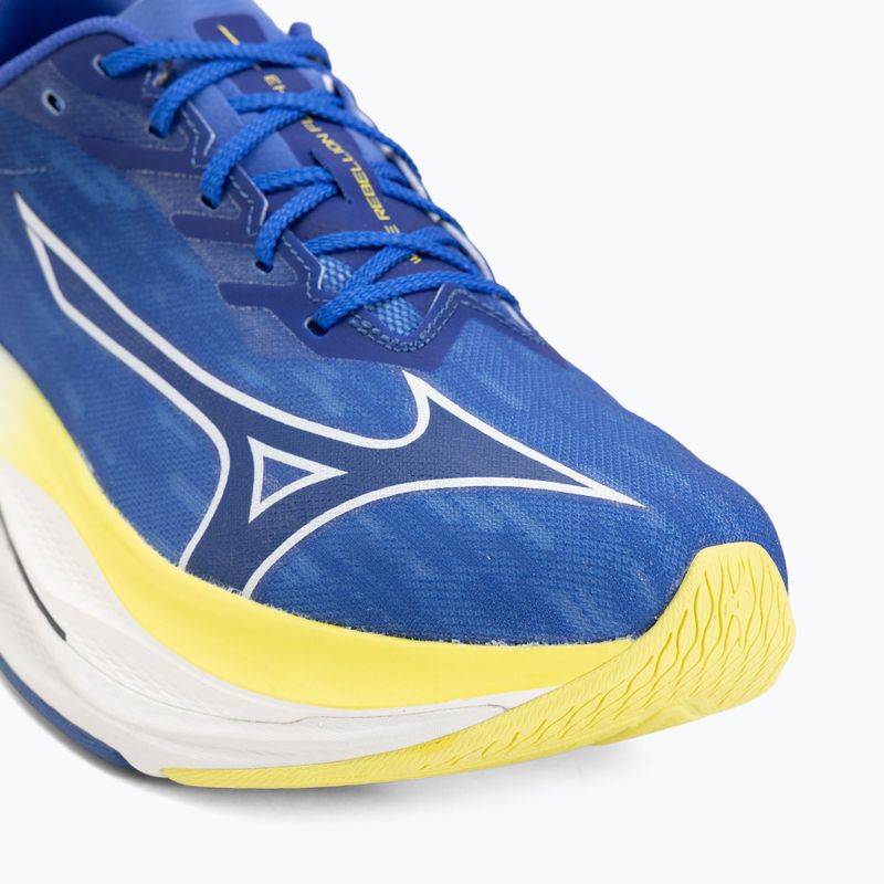 Herren-Laufschuhe Mizuno Wave Rebellion Flash 3 dazzling blue/surf the web/fortune yellow 7