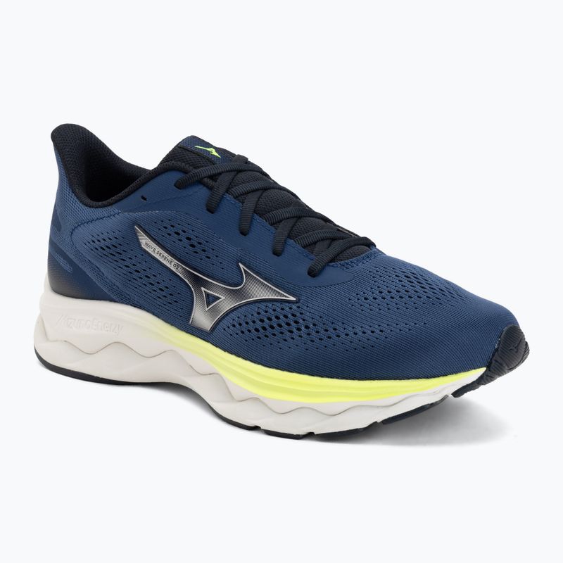 Herren-Laufschuhe Mizuno Wave Serene 2 estate blue/silver/lightning yellow