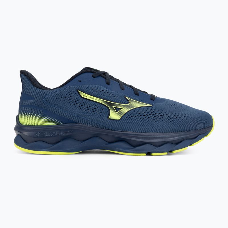 Herren-Laufschuhe Mizuno Wave Serene 2 GTX estate blue/lightning yellow 2