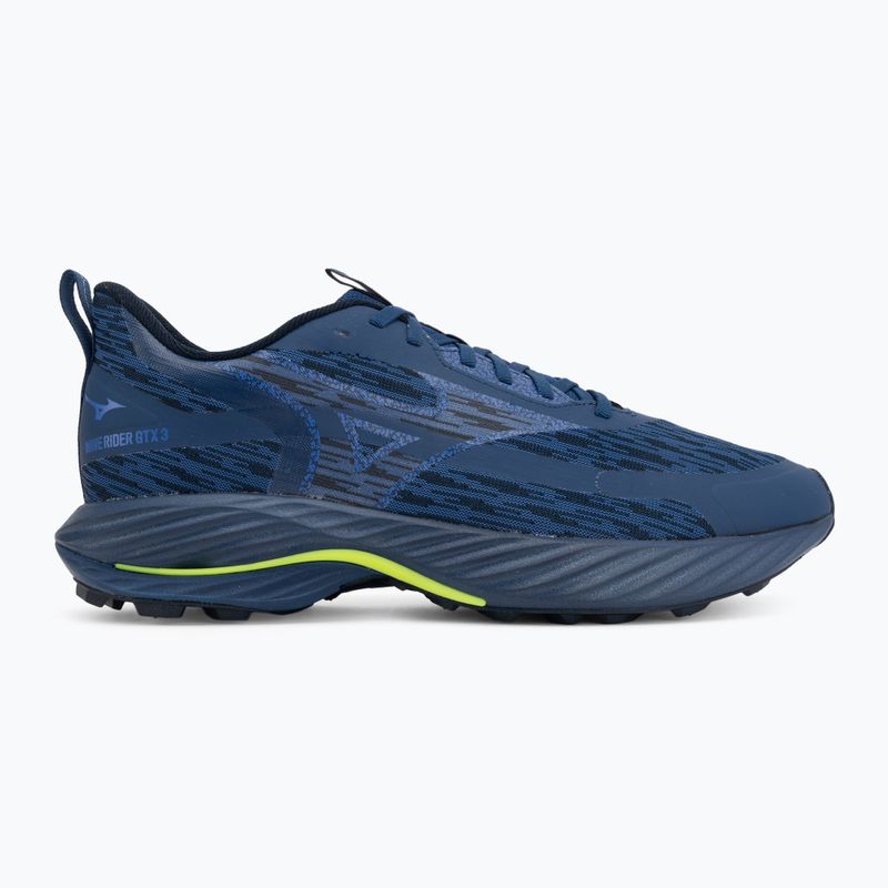 Herren-Laufschuhe Mizuno Wave Rider GTX 3 estate blue/dazzling blue/lightning yellow 2