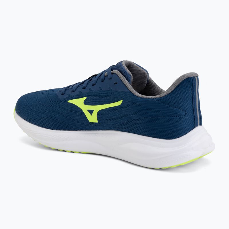 Herren-Laufschuhe Mizuno Revolt 4 estate blue/lightning yellow 3