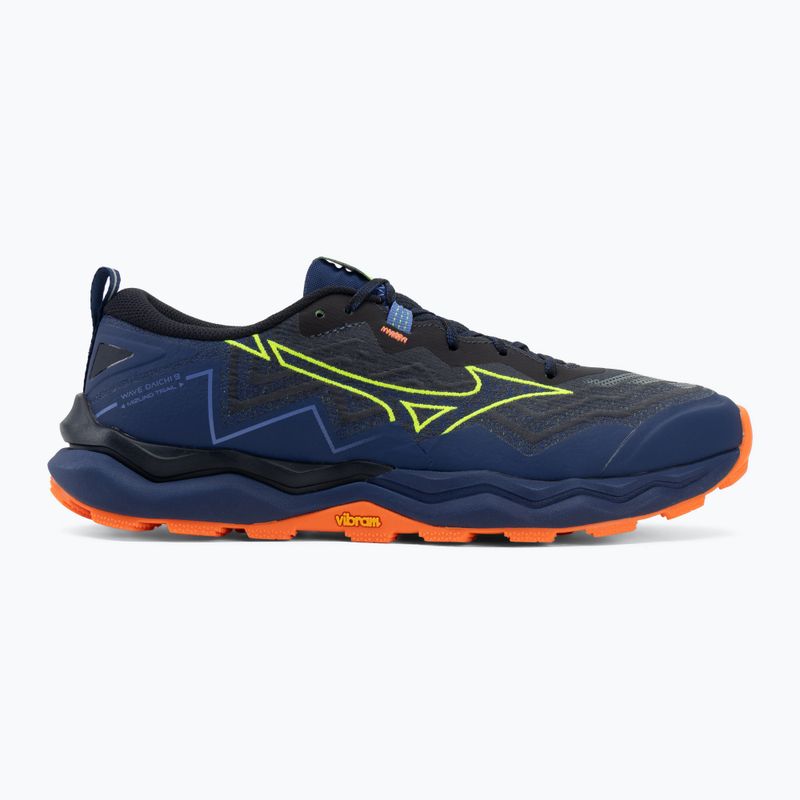 Herren-Laufschuhe Mizuno Wave Daichi 9 estate blue/lightning yellow 2