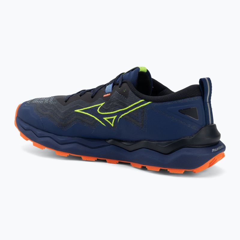 Herren-Laufschuhe Mizuno Wave Daichi 9 estate blue/lightning yellow 3