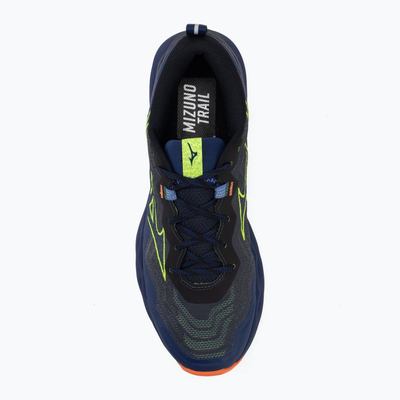 Herren-Laufschuhe Mizuno Wave Daichi 9 estate blue/lightning yellow 5