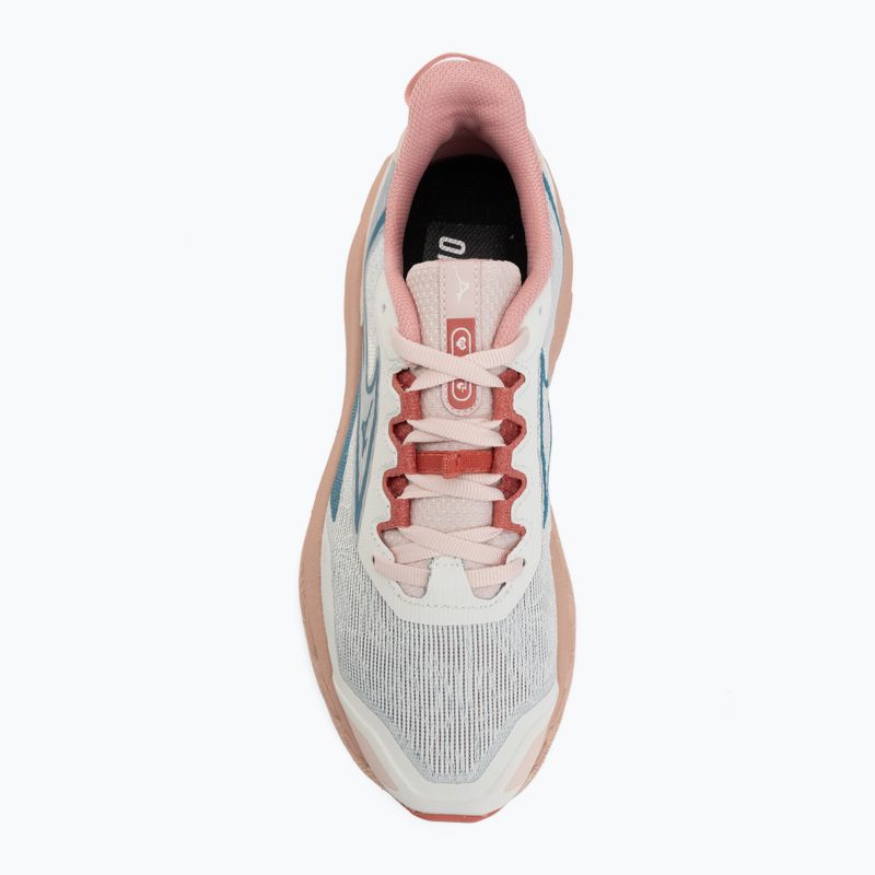 Damen-Laufschuhe Mizuno Wave Mujin 11 snow white/larkspur/faded rode 5