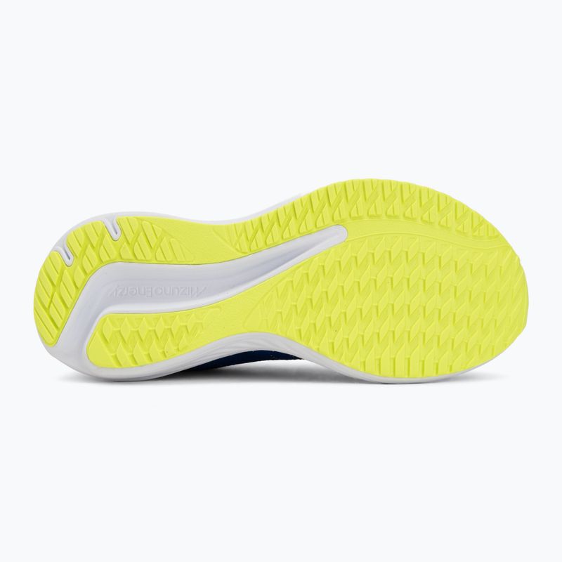 Kinder-Laufschuhe Mizuno Enerzy Rider Jr surf the web/lightning yellow 4