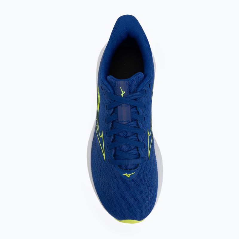 Kinder-Laufschuhe Mizuno Enerzy Rider Jr surf the web/lightning yellow 5