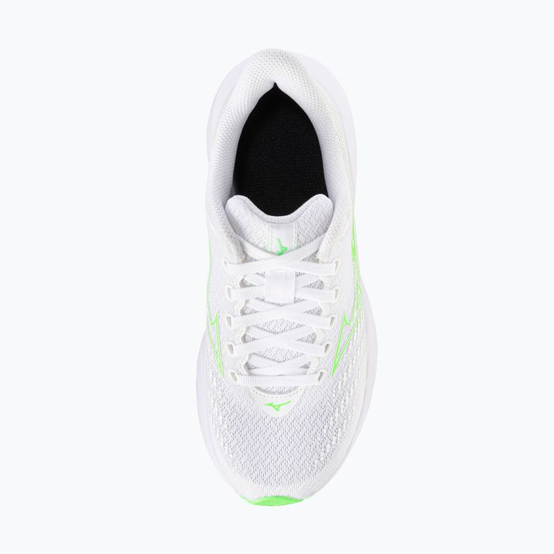 Kinder-Laufschuhe Mizuno Enerzy Rider Jr white/glowing apple 5