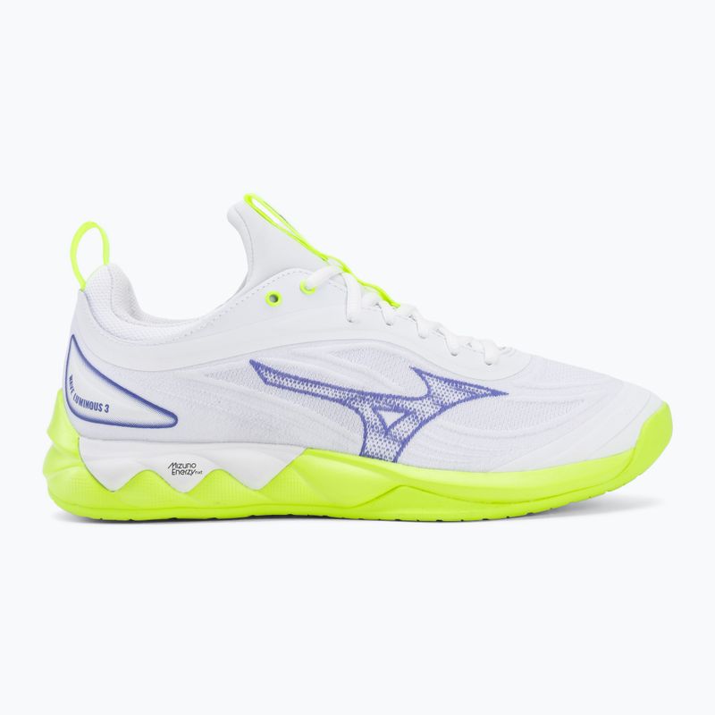 Volleyballschuhe Mizuno Wave Luminous 3 white/lightning yellow/dazzling blue 2