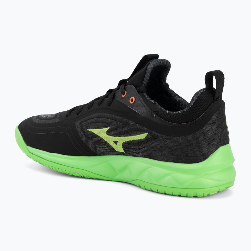 Volleyballschuhe Mizuno Wave Luminous 3 black/glowing apple/mandarin orange 3