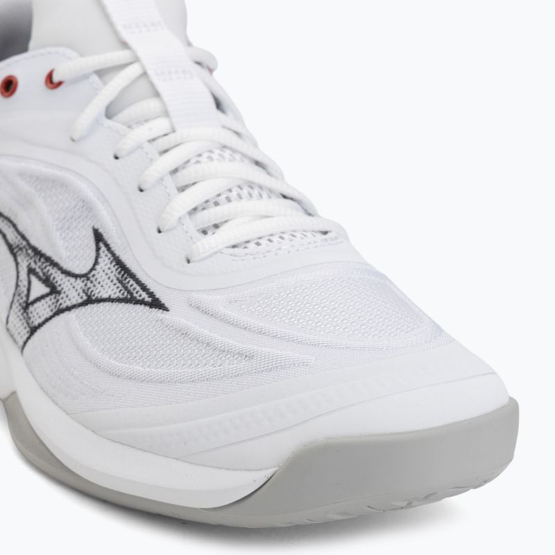 Volleyballschuhe Mizuno Wave Luminous 3 White/Black/Fiery Red 7