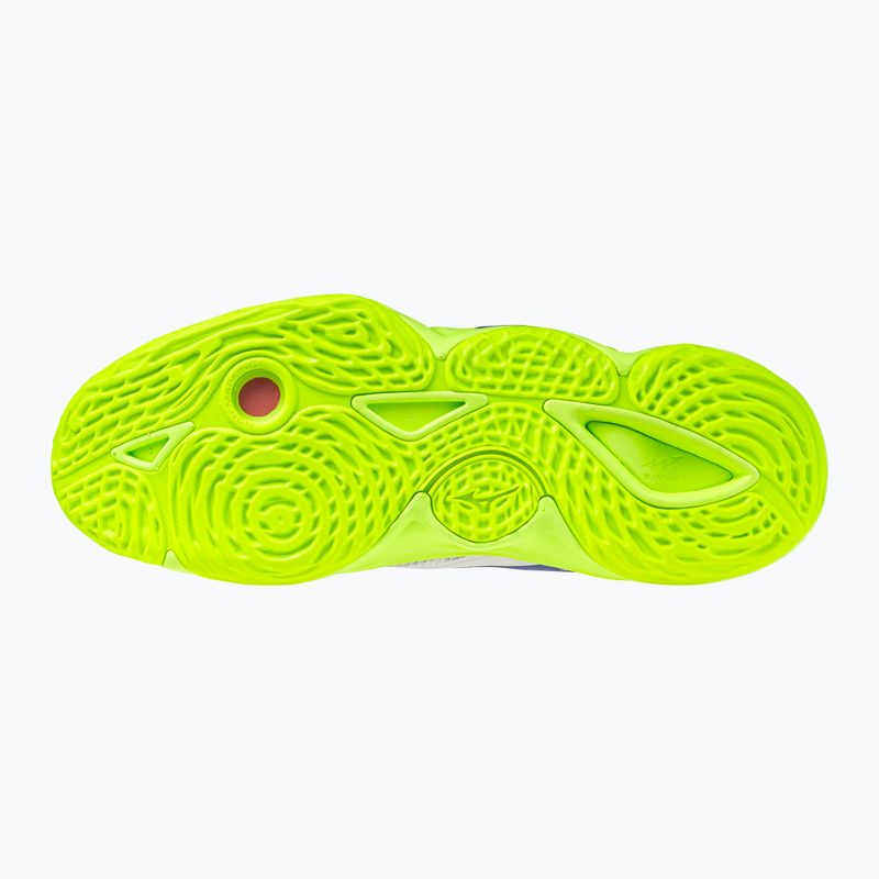 Volleyballschuhe Mizuno Wave Momentum Elite white/lightning yellow/dazzling blue 9