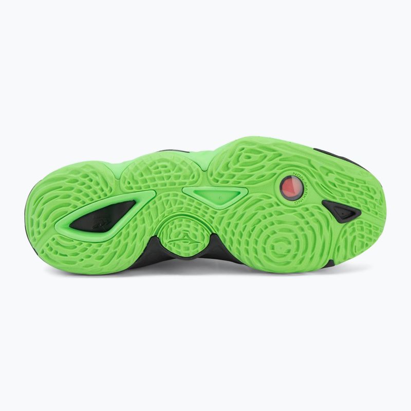 Volleyballschuhe Mizuno Wave Momentum Elite black/glowing apple/mandarin orange 4