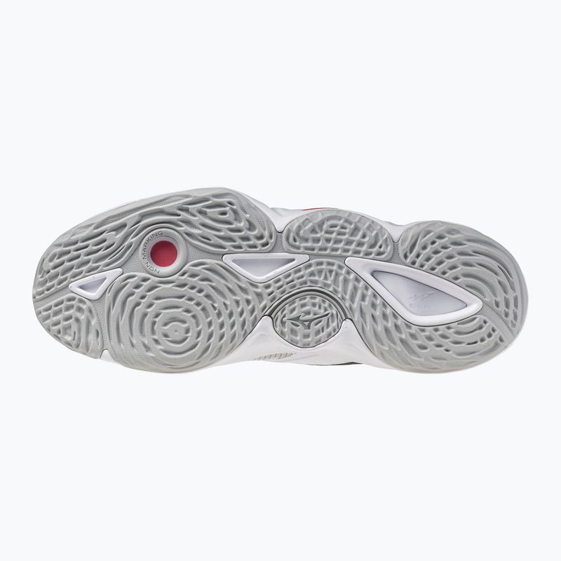 Volleyballschuhe Mizuno Wave Momentum Elite Mid white/black/fiery red 2