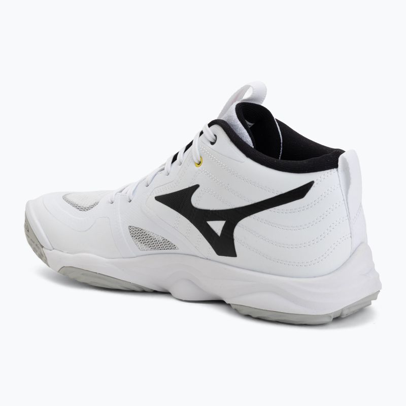 Volleyballschuhe Mizuno Wave Momentum Elite Mid white/black/fiery red 3