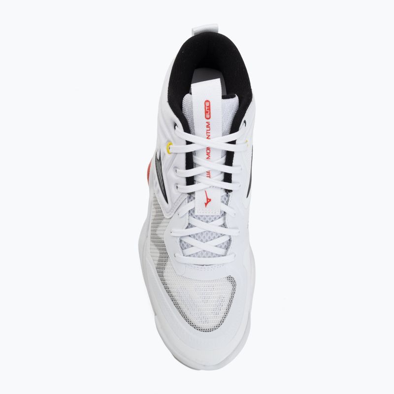 Volleyballschuhe Mizuno Wave Momentum Elite Mid white/black/fiery red 5