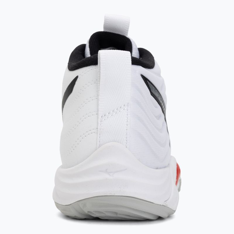 Volleyballschuhe Mizuno Wave Momentum Elite Mid white/black/fiery red 6
