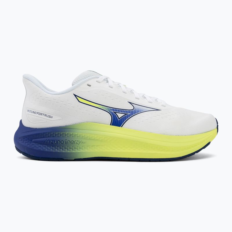 Herren Laufschuhe Mizuno Fortrush white/estate blue/lightning yellow 2