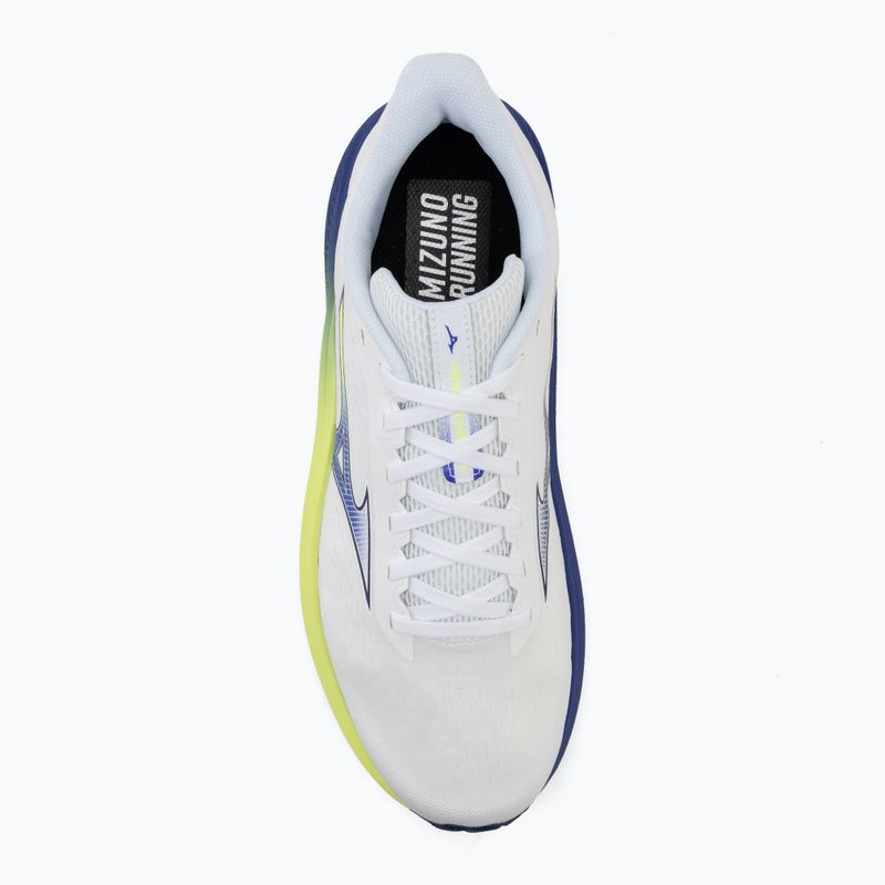 Herren Laufschuhe Mizuno Fortrush white/estate blue/lightning yellow 5