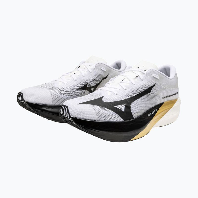 Laufschuhe Mizuno Hyperwarp Elite white/black/gold 2