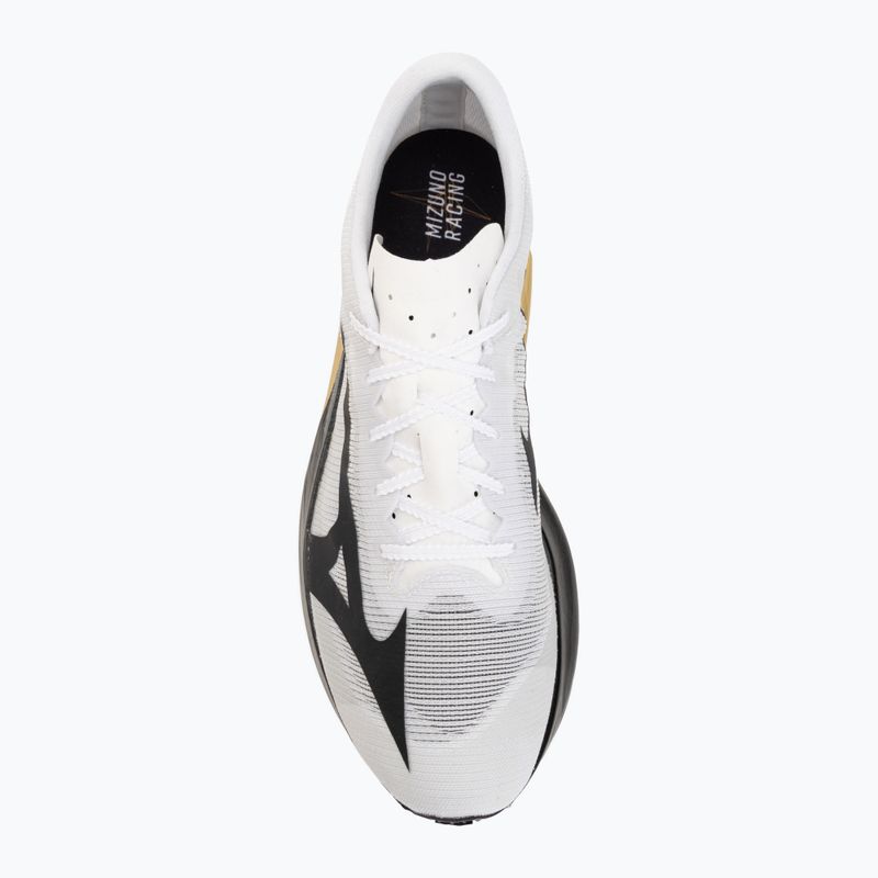 Laufschuhe Mizuno Hyperwarp Elite white/black/gold 5