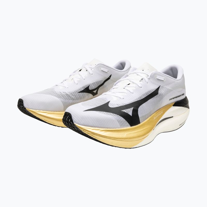 Laufschuhe Mizuno Hyperwarp Pro white/black/gold 5