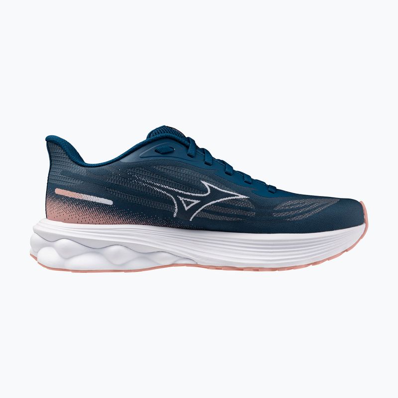 Damen-Laufschuhe Mizuno Wave Skyrise 7 sailor blue/white/rose elegance 2