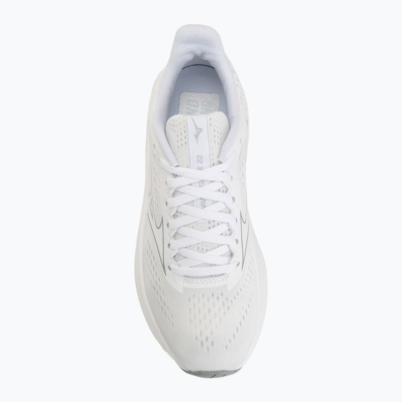 Damen-Laufschuhe Mizuno Wave Inspire 22 white/white/harbor mist 5