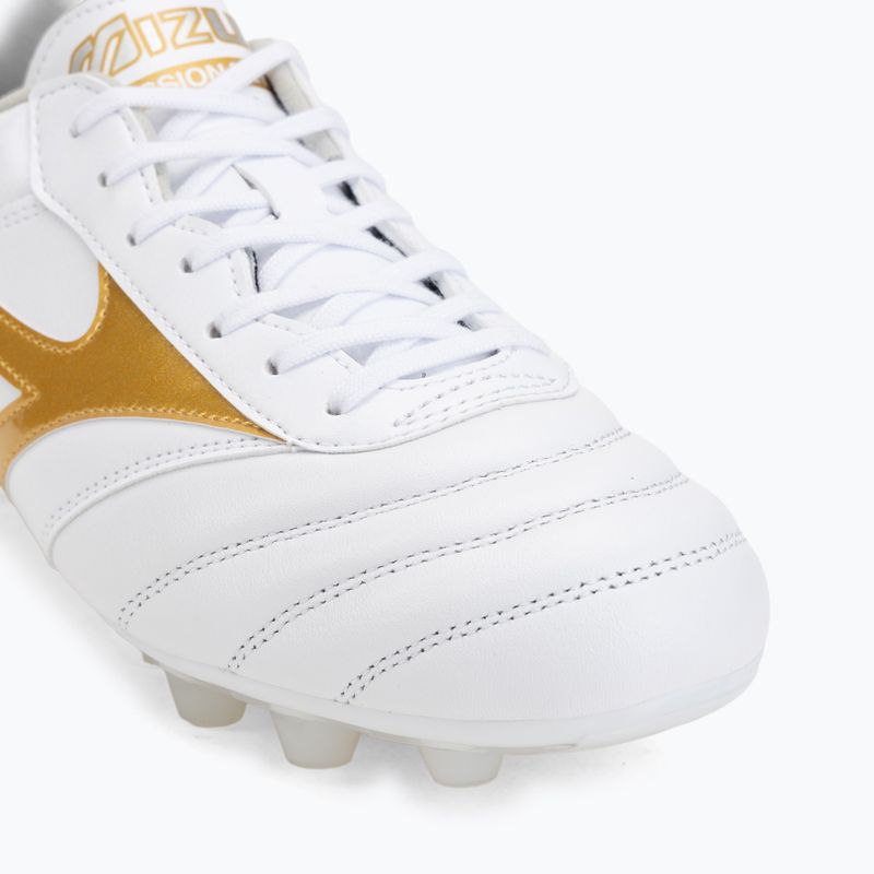 Fußballschuhe Mizuno Morelia II Pro FG white/football gold/galaxy silver 7