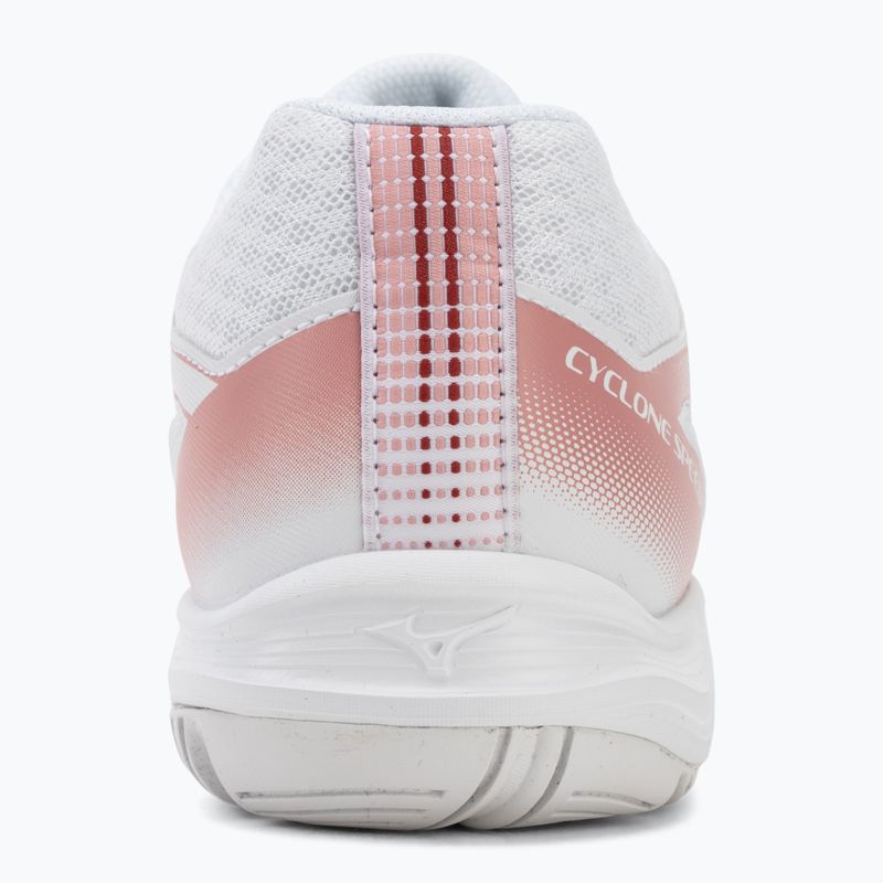 Damen-Volleyballschuhe Mizuno Cyclone Speed 5 White/Rose Elegance/Lava Falls 6