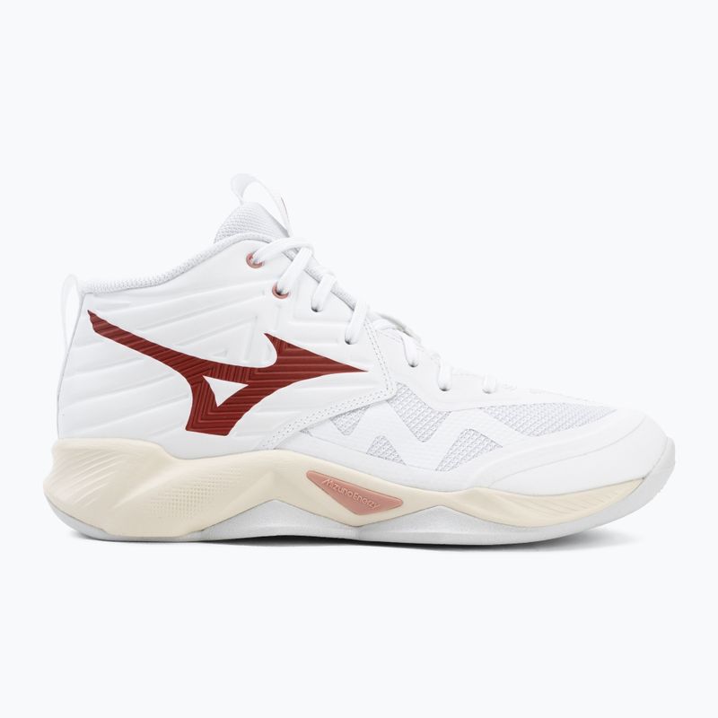Damen-Volleyballschuhe Mizuno Wave Momentum Pro Mid White/Rose Elegance/Lava Falls 2