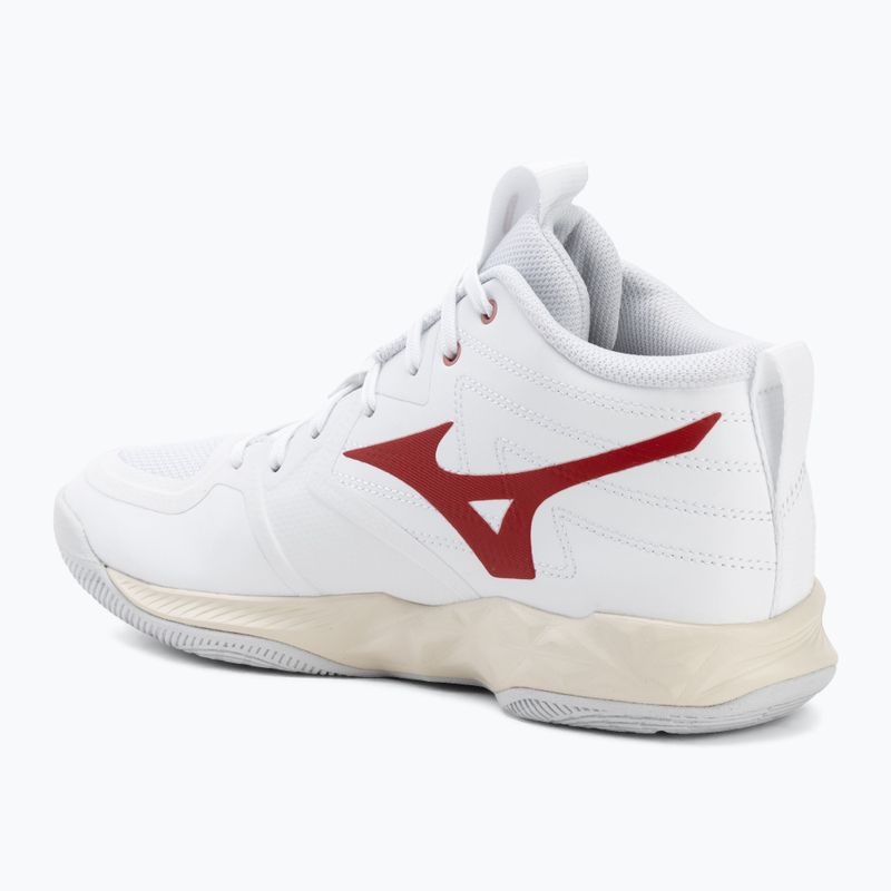 Damen-Volleyballschuhe Mizuno Wave Momentum Pro Mid White/Rose Elegance/Lava Falls 3