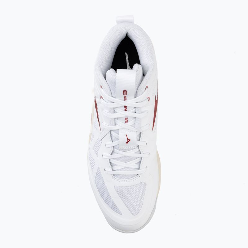 Damen-Volleyballschuhe Mizuno Wave Momentum Pro Mid White/Rose Elegance/Lava Falls 5