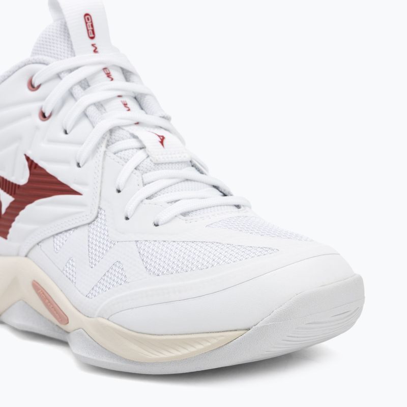 Damen-Volleyballschuhe Mizuno Wave Momentum Pro Mid White/Rose Elegance/Lava Falls 7