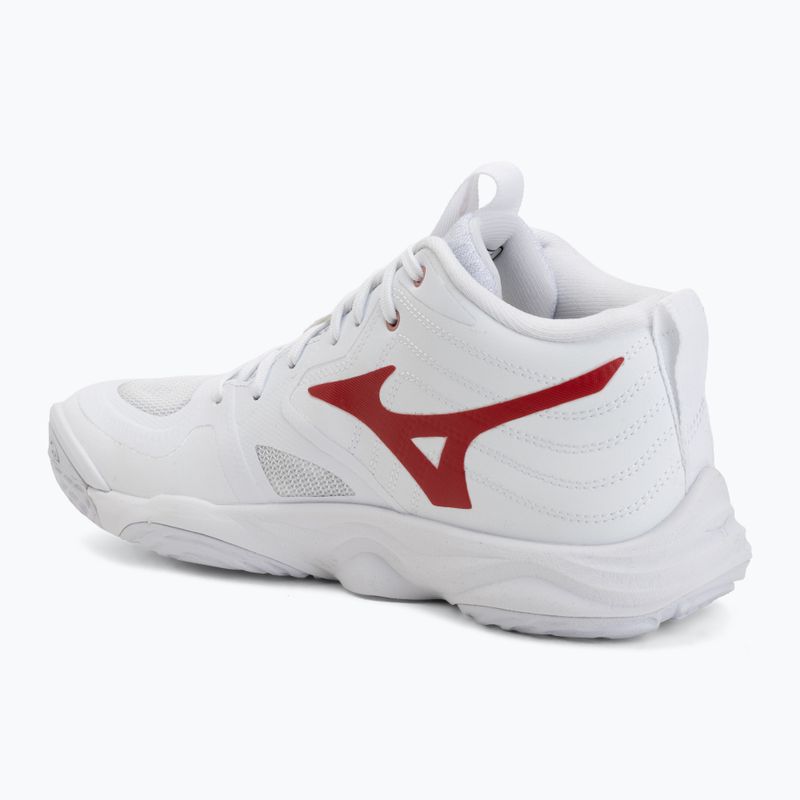 Damen-Volleyballschuhe  Mizuno Wave Momentum Elite Mid white/rose elegance/lava falls 3