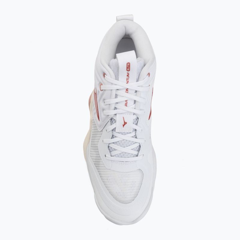 Damen-Volleyballschuhe  Mizuno Wave Momentum Elite Mid white/rose elegance/lava falls 5