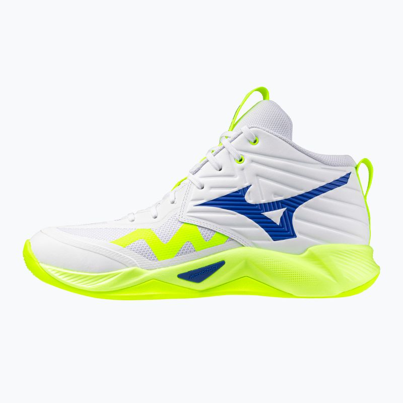 Volleyballschuhe Mizuno Wave Momentum Pro Mid white/lightning yellow/dazzling blue 8