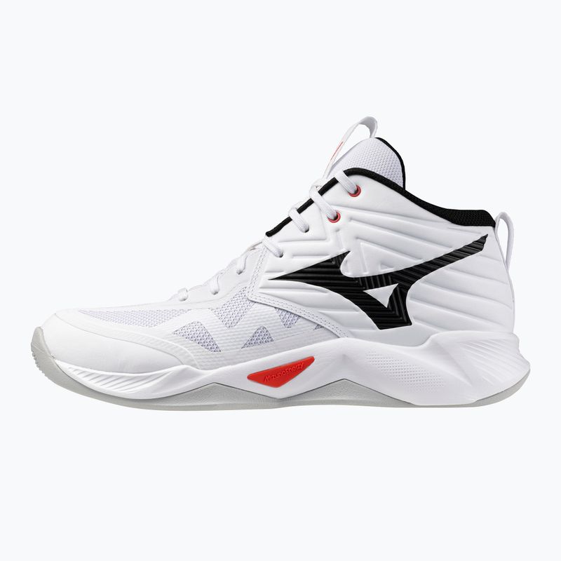 Volleyballschuhe Mizuno Wave Momentum Pro Mid white/black/fiery red 8