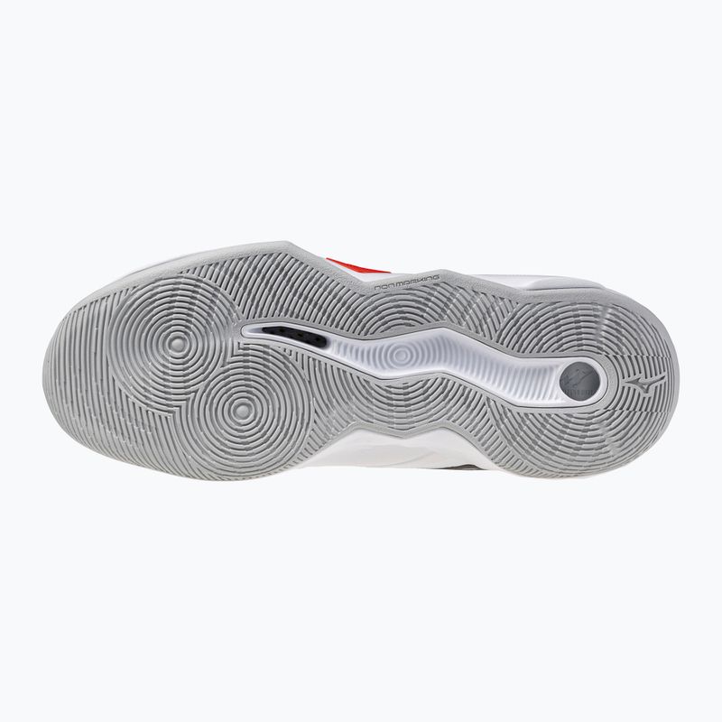 Volleyballschuhe Mizuno Wave Momentum Pro Mid white/black/fiery red 9