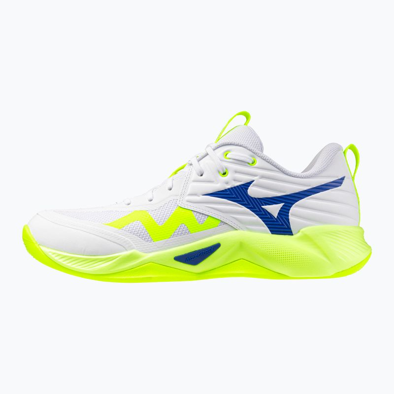 Volleyballschuhe Mizuno Wave Momentum Pro white/lightning yellow/dazzling blue 8