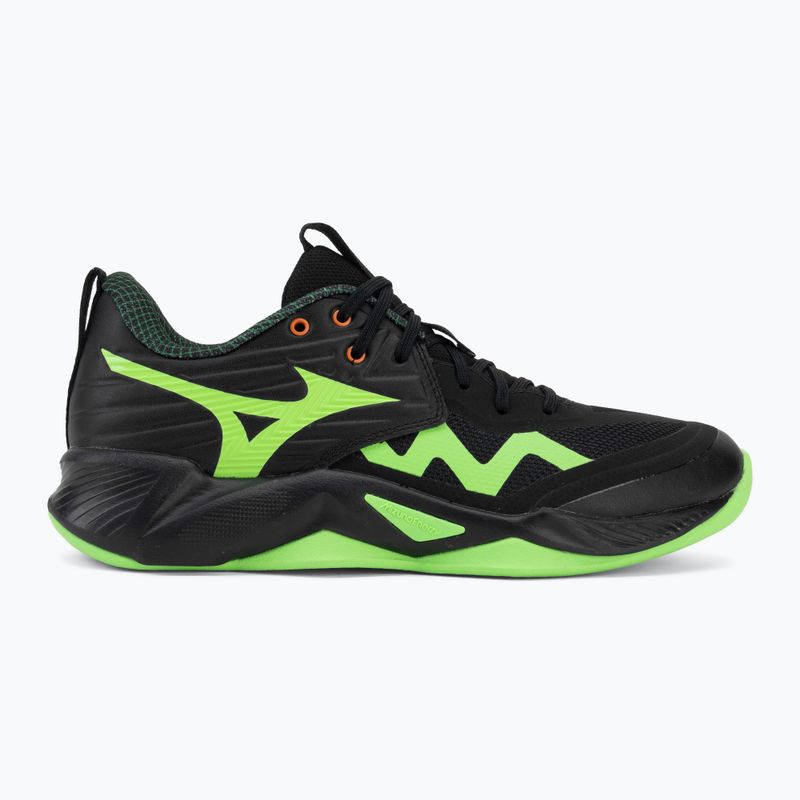 Volleyballschuhe Mizuno Wave Momentum Pro black/glowing apple/mandarin orange 2