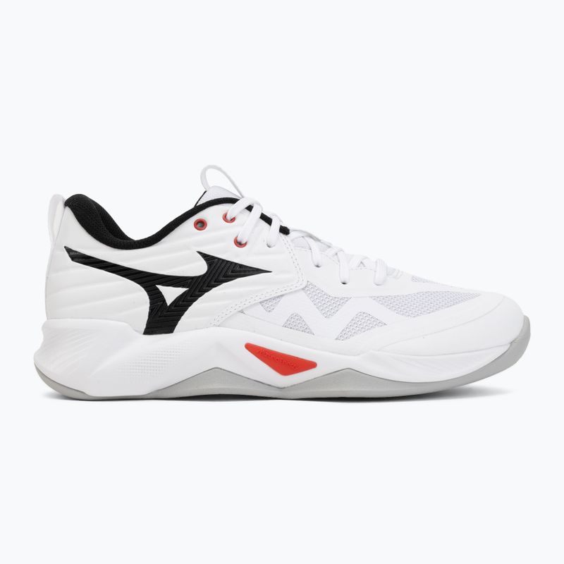Volleyballschuhe Mizuno Wave Momentum Pro white/black/fiery red 2