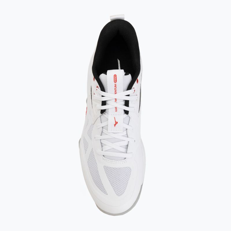 Volleyballschuhe Mizuno Wave Momentum Pro white/black/fiery red 5