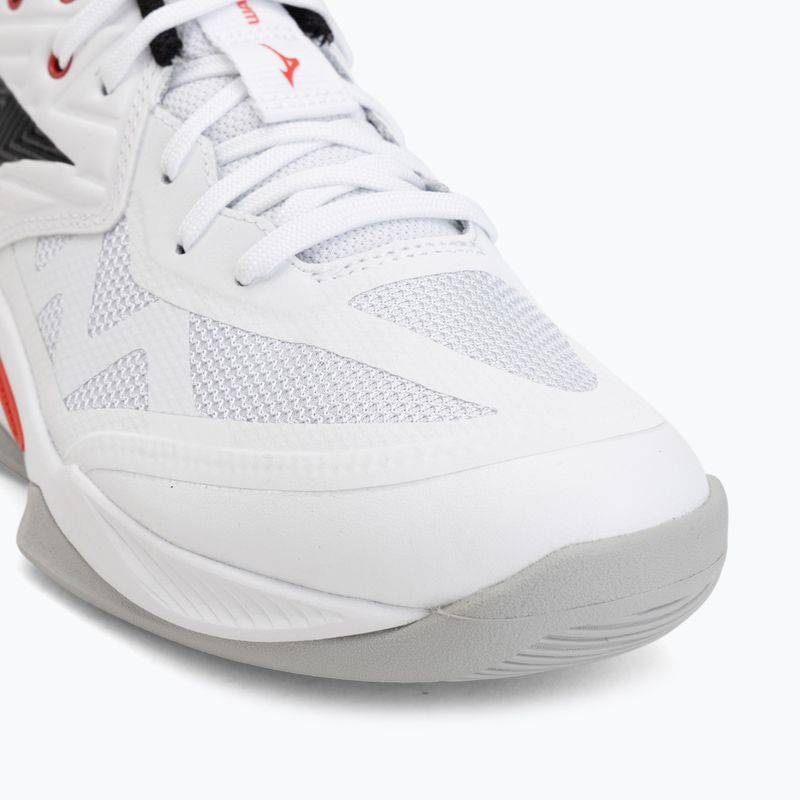 Volleyballschuhe Mizuno Wave Momentum Pro white/black/fiery red 7