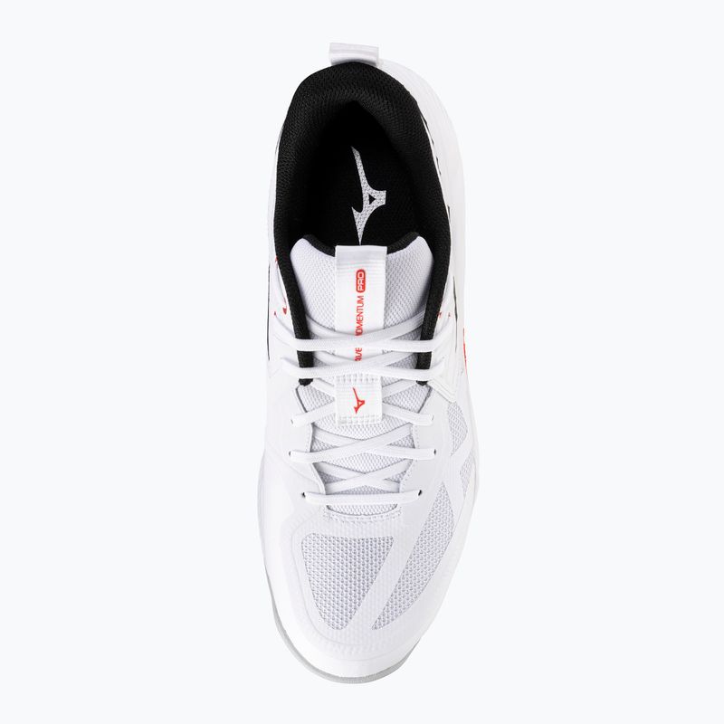 Volleyballschuhe Mizuno Wave Momentum Pro white/black/fiery red 5