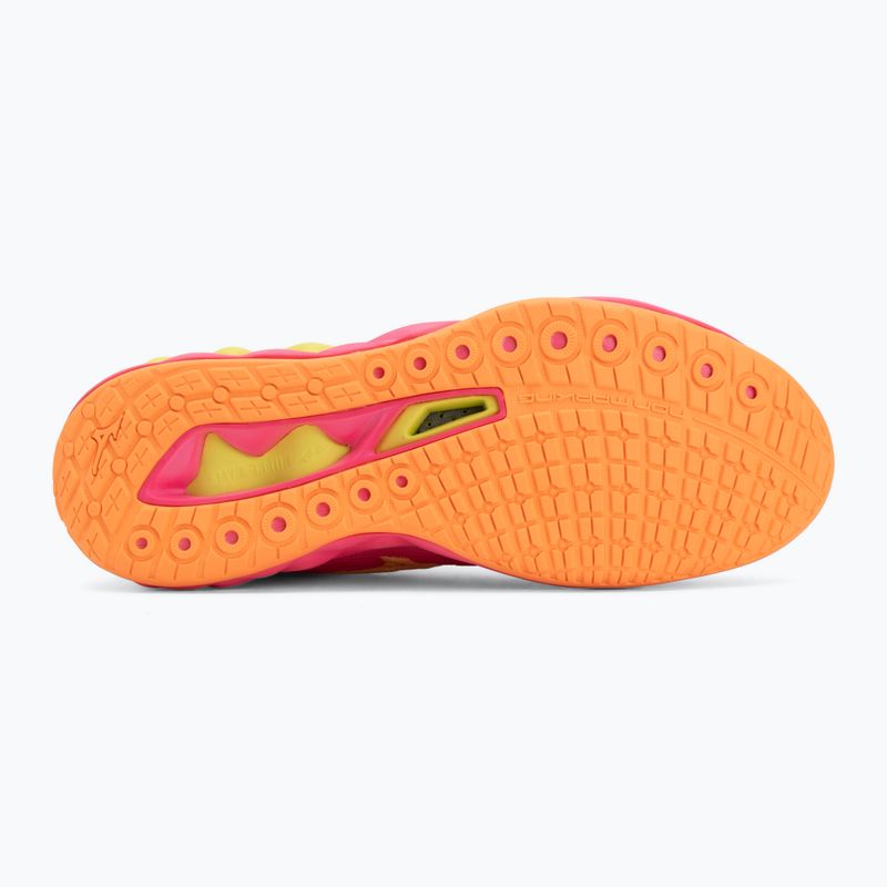 Volleyballschuhe Mizuno Wave Luminous 3 mugen pink tetra/fortune yellow/ligh 4