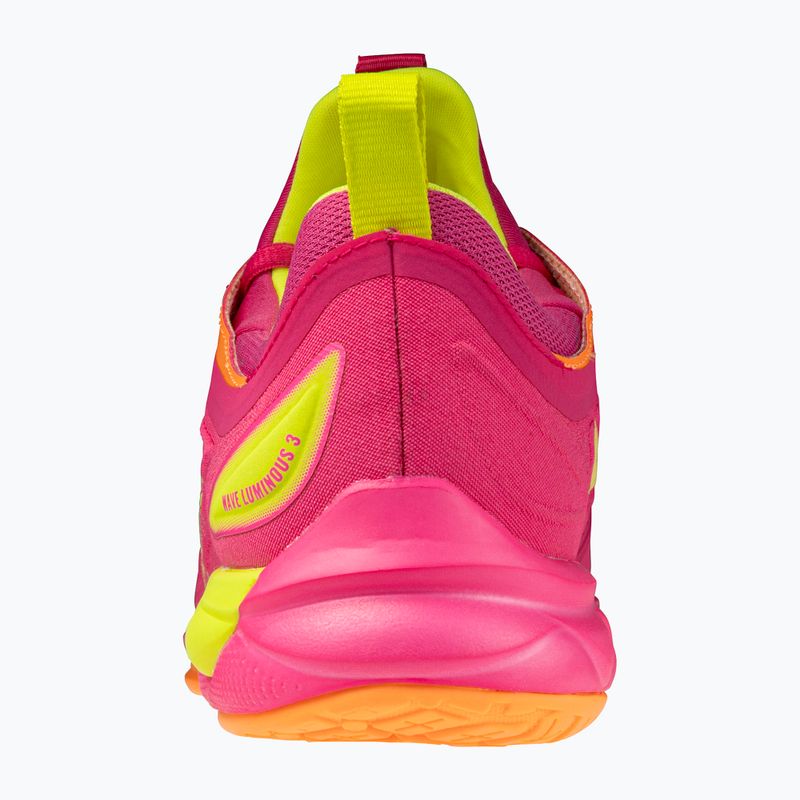 Volleyballschuhe Mizuno Wave Luminous 3 mugen pink tetra/fortune yellow/ligh 3